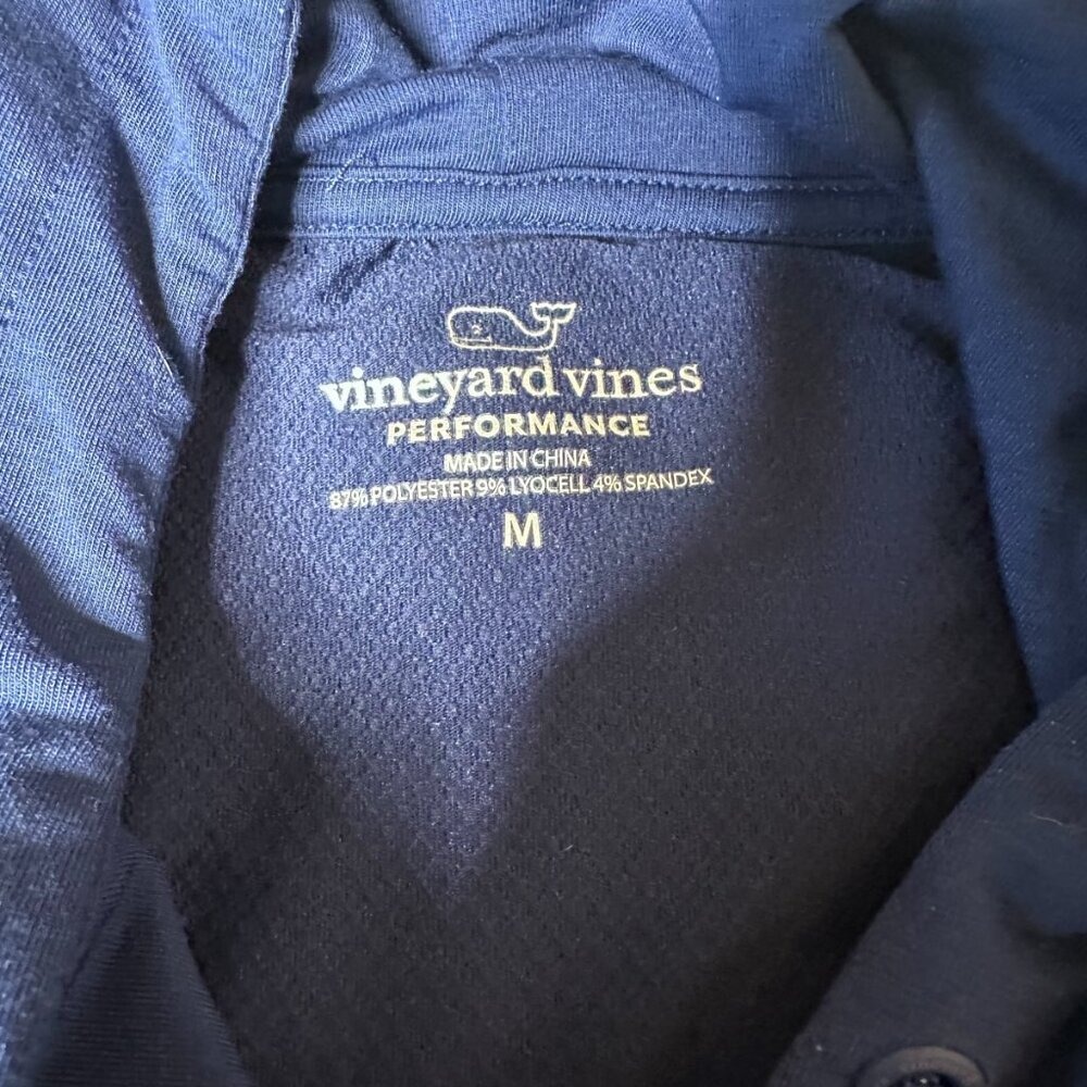 Vineyard Vines Performance Hoodie M Navy Pink View 6